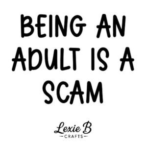 Adult Vinyl Decal Funny Adulting Sticker Car Window Laptop Cup Decal 3 inch